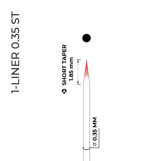 PMU needle Artyst 1-LINER 0.35 ST (20 pcs.)